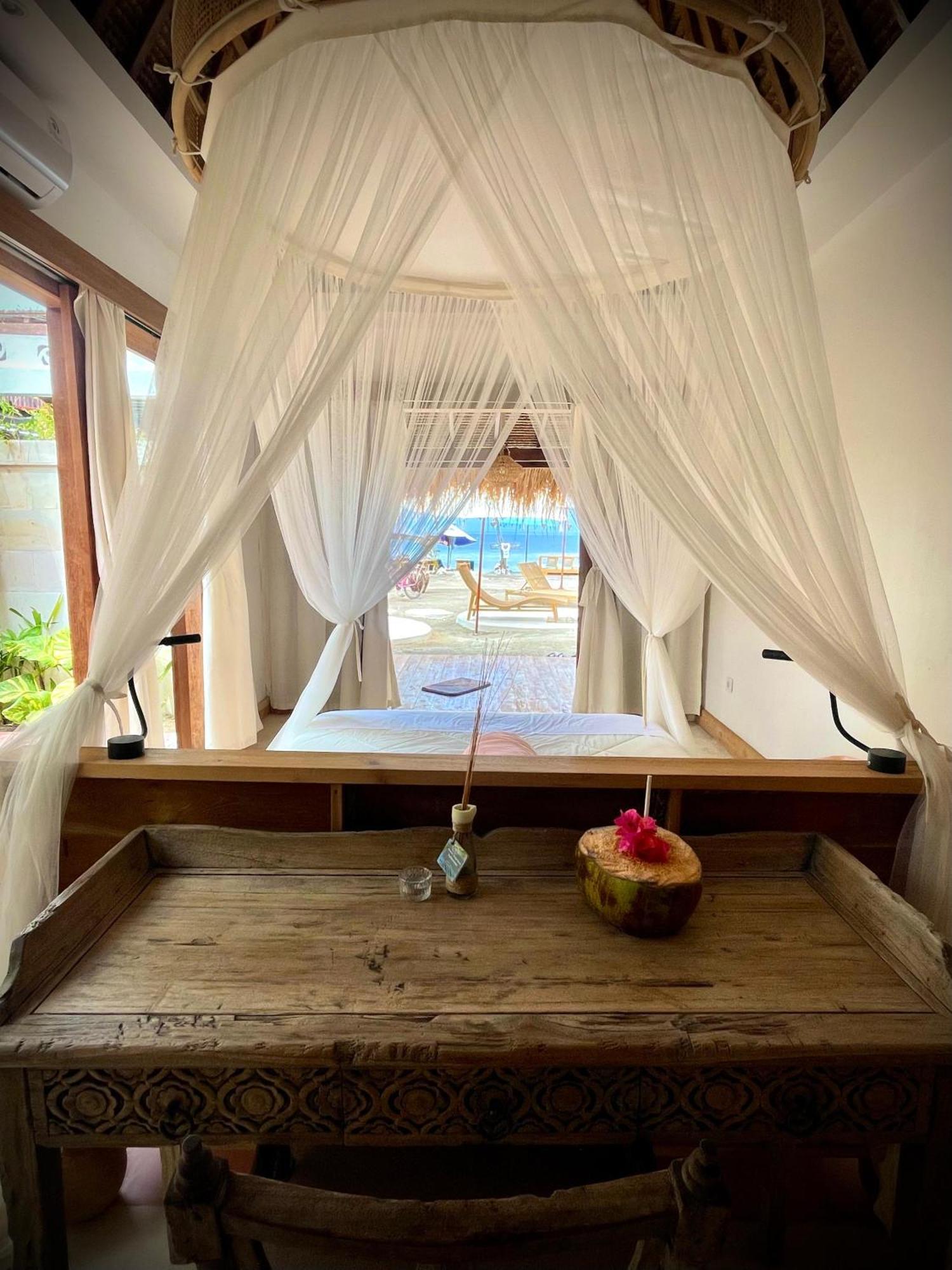 Mandala Beach Healing Rooms Gili Air Exterior foto